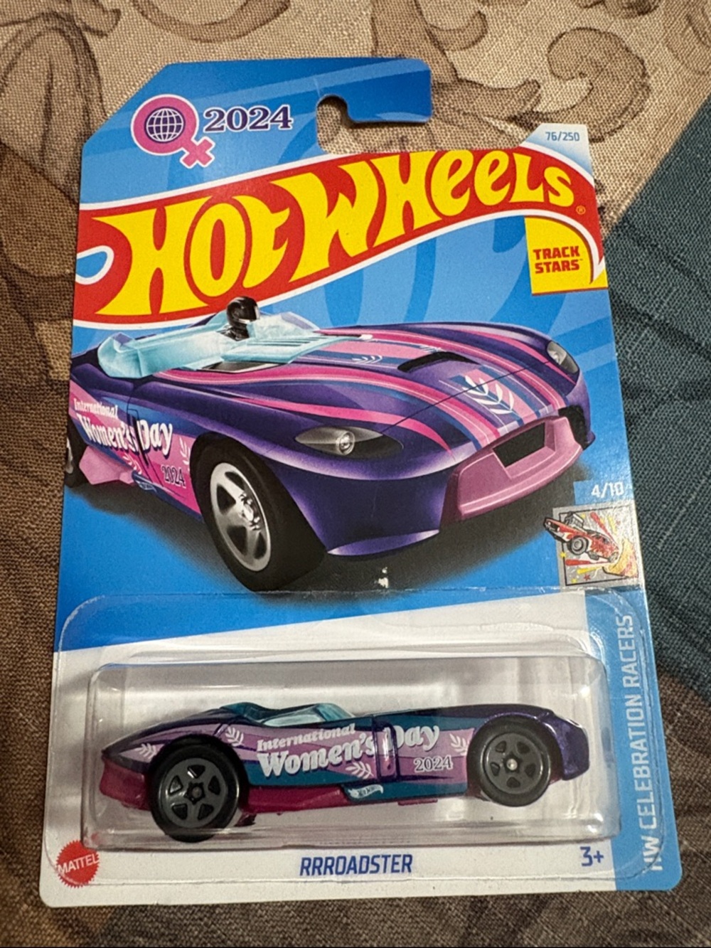RR Roadster - Women's Day Purple/Pink Toy Car
